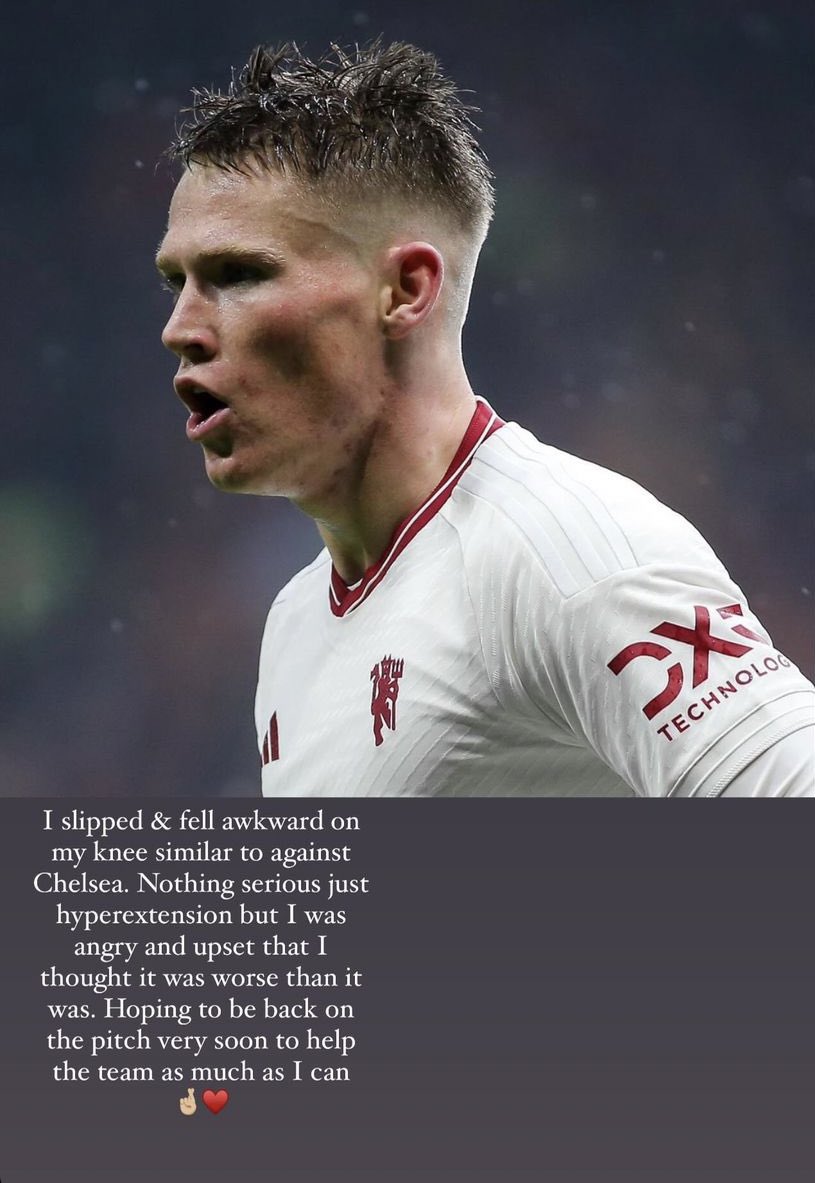 🙏 Scott McTominay on Instagram. #mufc