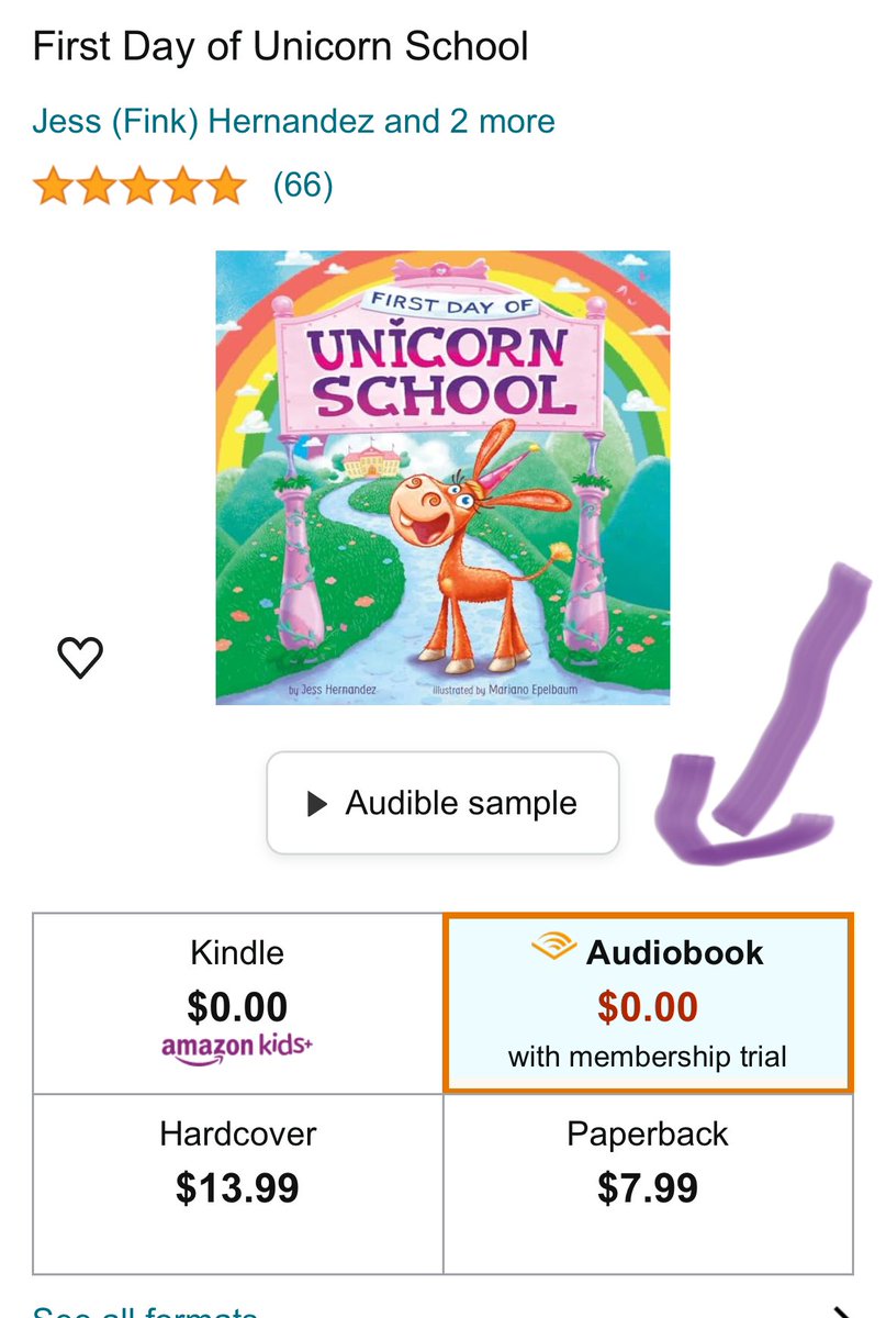 SURPRISE! FIRST DAY OF UNICORN SCHOOL has an audiobook!