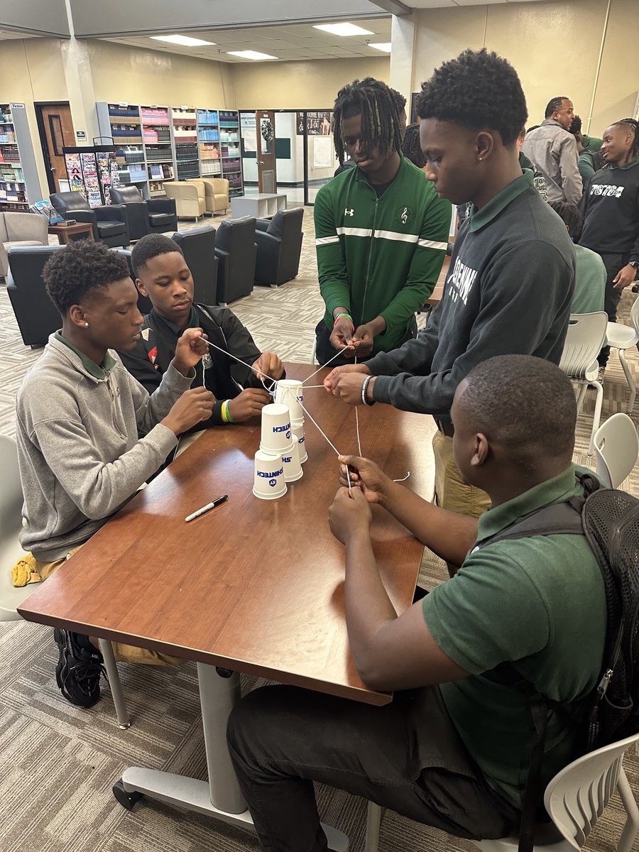 PlaquemineHigh's tweet photo. We would like to extend a heartfelt thank you to Shintech for joining us at Moving Forward Monday and making it an unforgettable experience for our students! The activity on communication was a massive hit, and our students absolutely loved it! #PromotingHighStandards https://t.co/iWhZGMBh5a