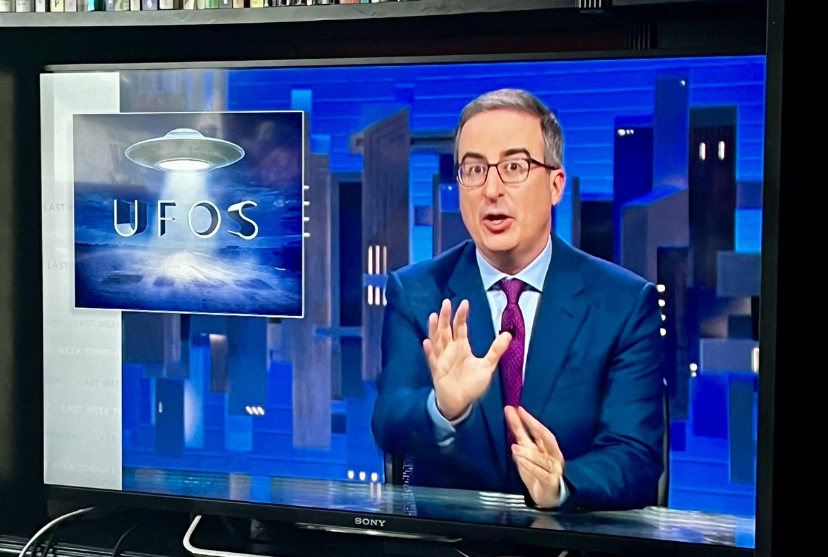 Excellent timing for Last Week Tonight & John Oliver to take on America’s relationship to UFOs and the hunt for the truth. A lovely primer for #UncannyUSA starting tomorrow! Have you watched @danny_robins?