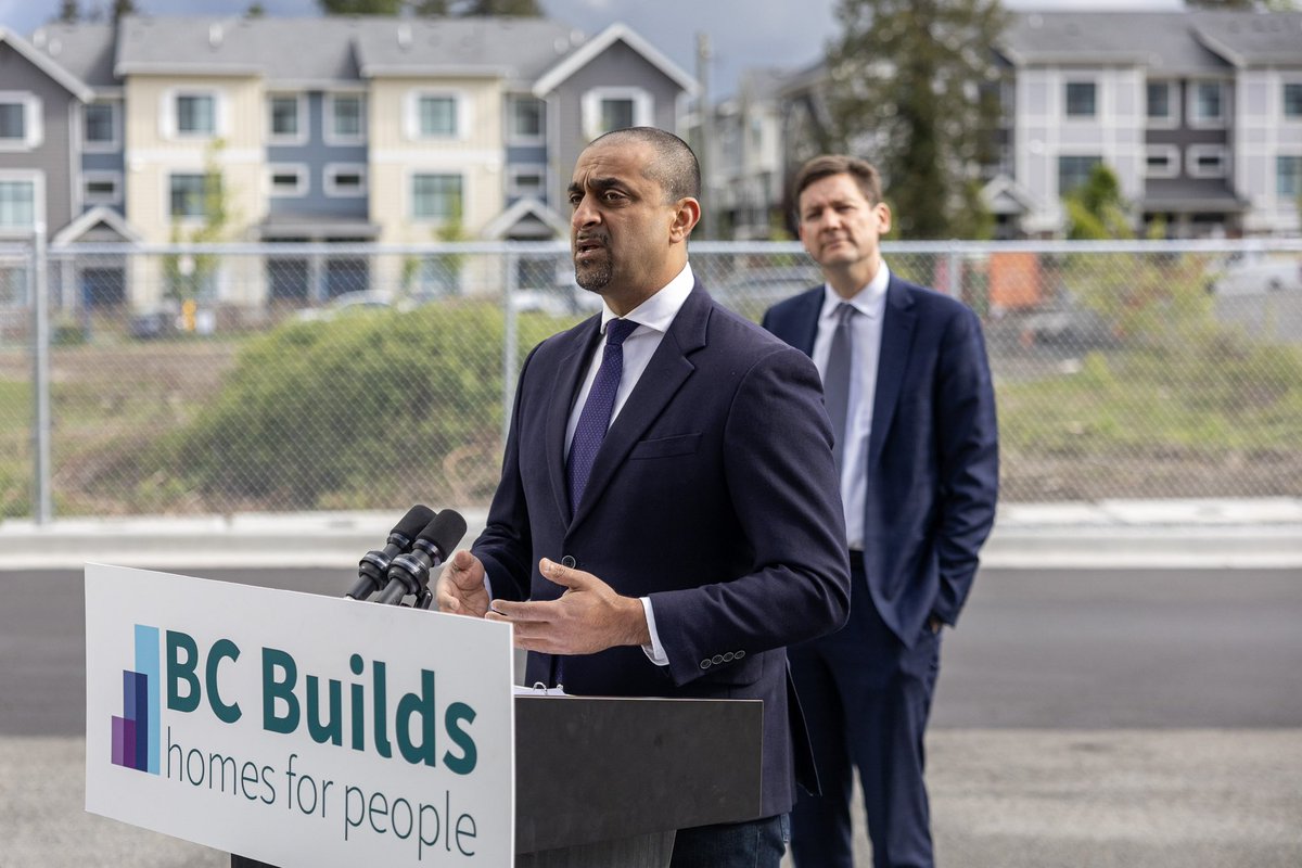 Middle-income folks like teachers, nurses and construction workers, keep our communities and our province running. They need to find a decent place to live within their budget. Our BC Builds plan is adding more pre-zoned housing sites on public lands across BC. (1/2)