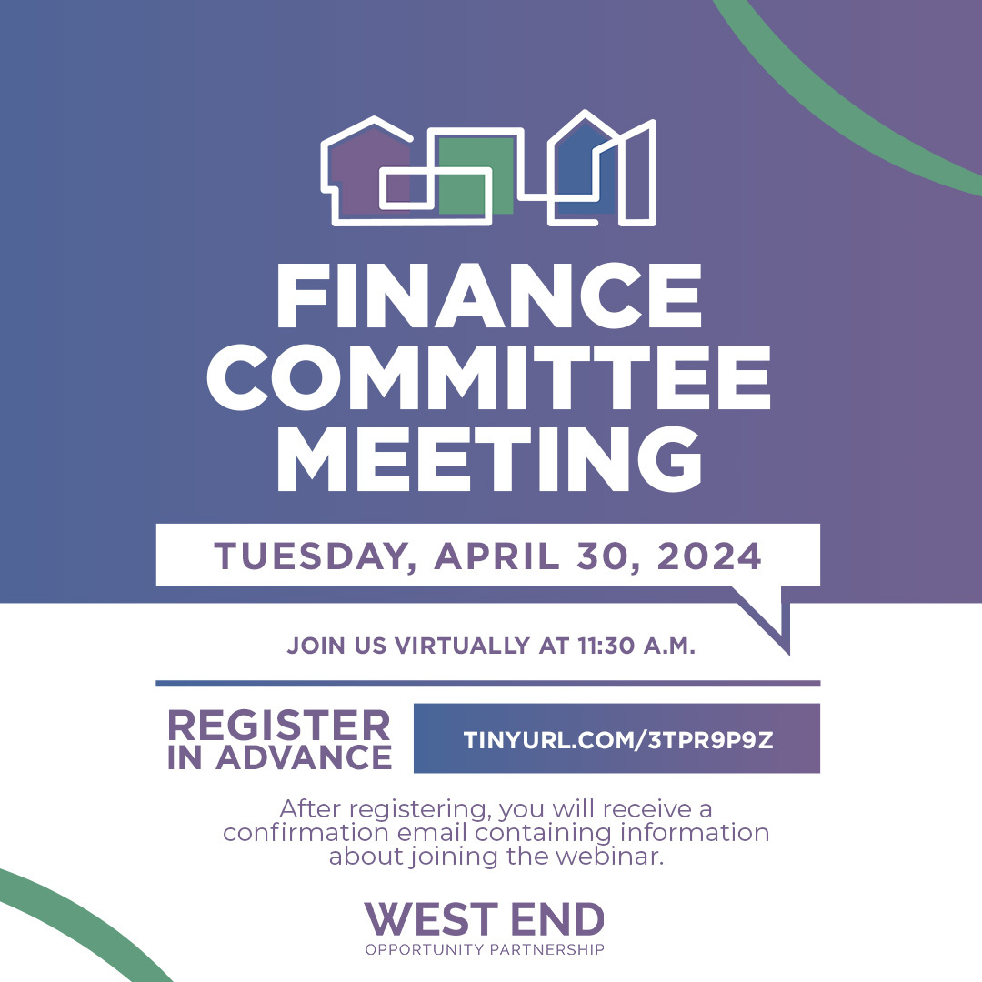 Our Finance Committee Meeting will be held on Tuesday, April 30th at 11:30AM.

Register in advance at tinyurl.com/3TPR9P9Z