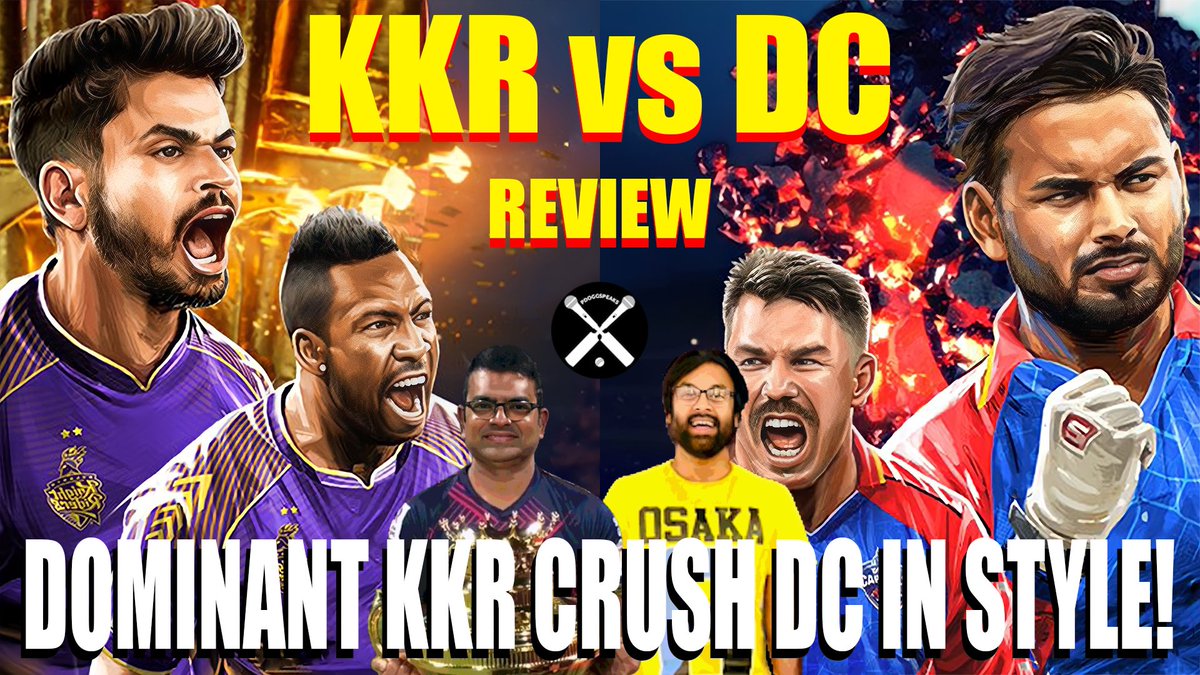 KKR Vs DC match review with @Vijaykarthikeyn #KKRvDC youtu.be/_OsBVaZFsaw?si…