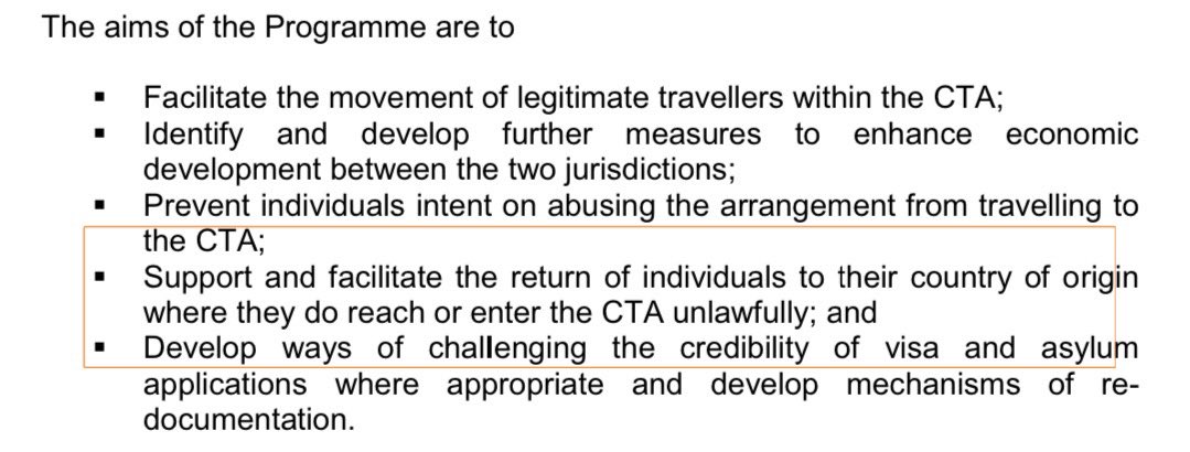 Oh. Guess what the CTA (Common Travel Agreement) between Ireland and Britain says...