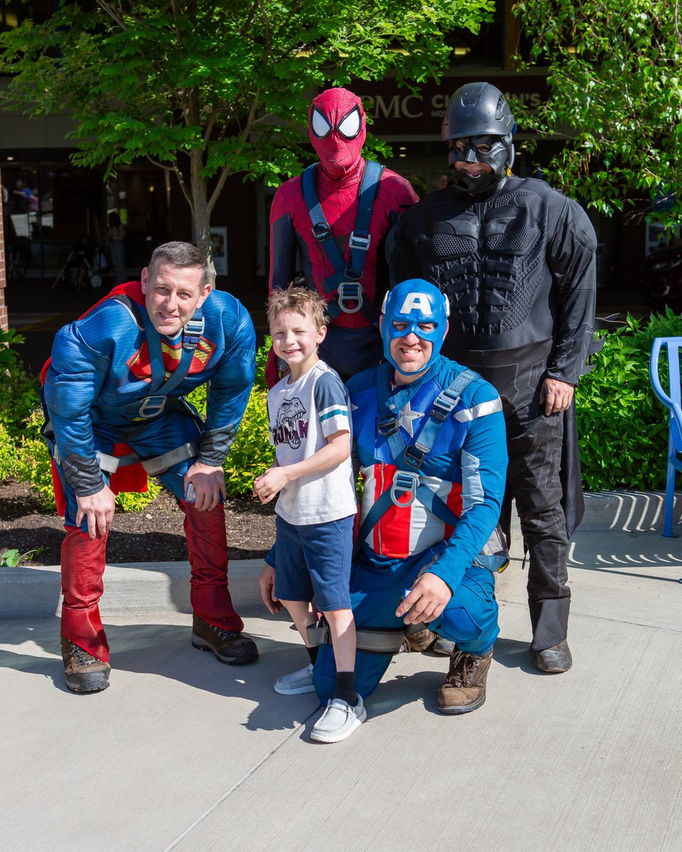Spring cleaning today at UPMC Children's Hospital! Our favorite superhero window washers from Allegheny Window Cleaning went to work and brought so many smiles today to patients and families!