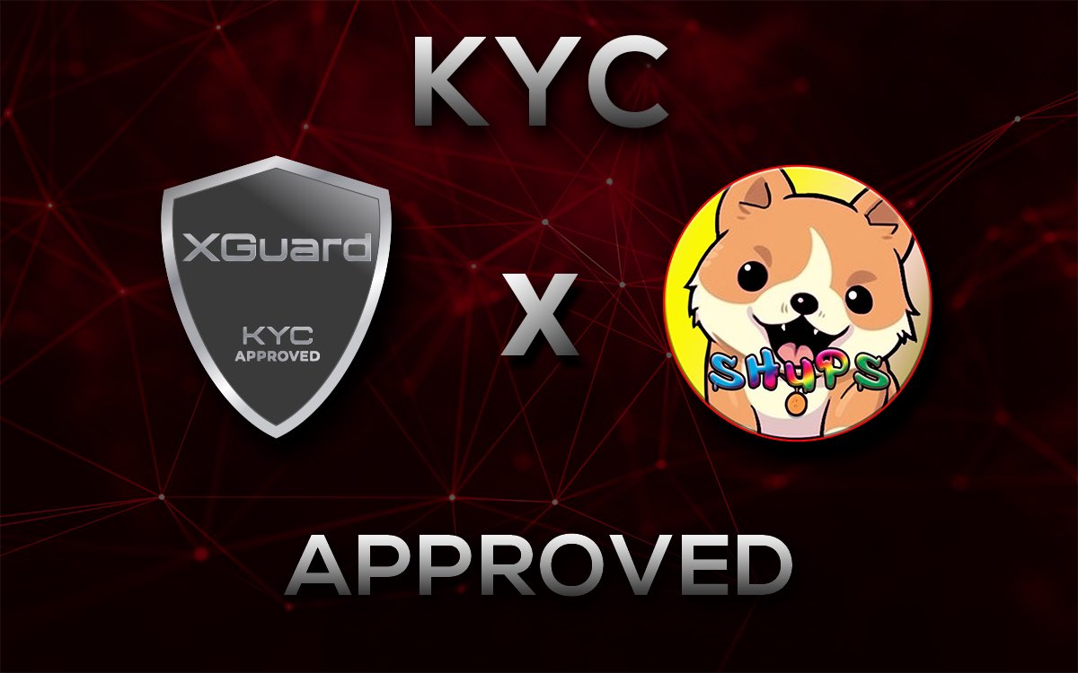 XGuard | KYC Approved 

Shibarium Pups is officially KYC approved ✅ Congratulations <a href="/ShibariumPups/">Shups :Shibarium Pups</a> with your successful KYC Verification 🥳

🔗 nestx.io/xguard/shibari…

Welcome to XGuard Council and looking forward to the AMA 🫶

#shibarium #KYC