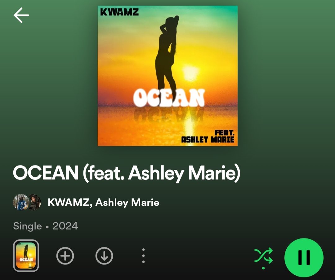 been vibing to OCEAN 🌊🌊🌊🌊🌊🌊 all day 🔂 there's something in this song chale 🔥