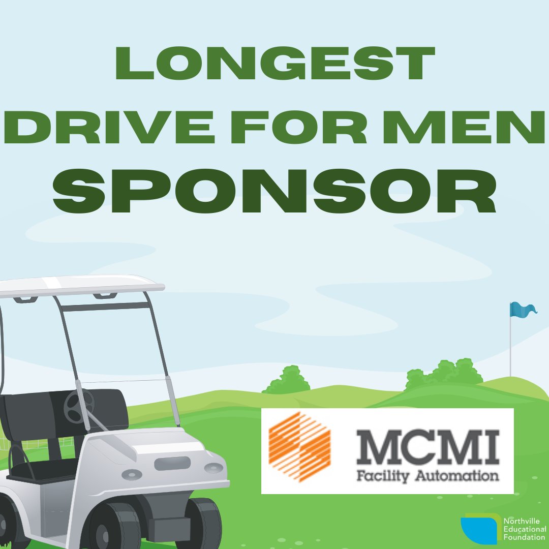 🏌️‍♂️⛳ We're thrilled to announce our longest-drive sponsor for the Play FORE Education Golf Tournament - MCMI! Their generous support is helping us drive success in education for Northville students. Join us on May 16th for a day of golf, fun, and giving back to the community!