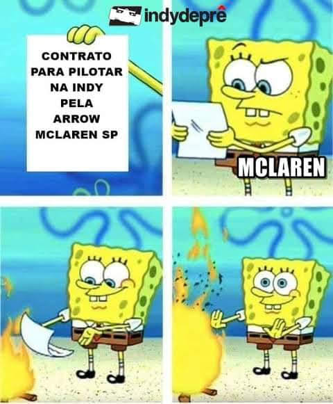 Com David Malukas demitido da McLaren, esse nosso meme de 2020 continua cada vez mais atual... #IndyCar