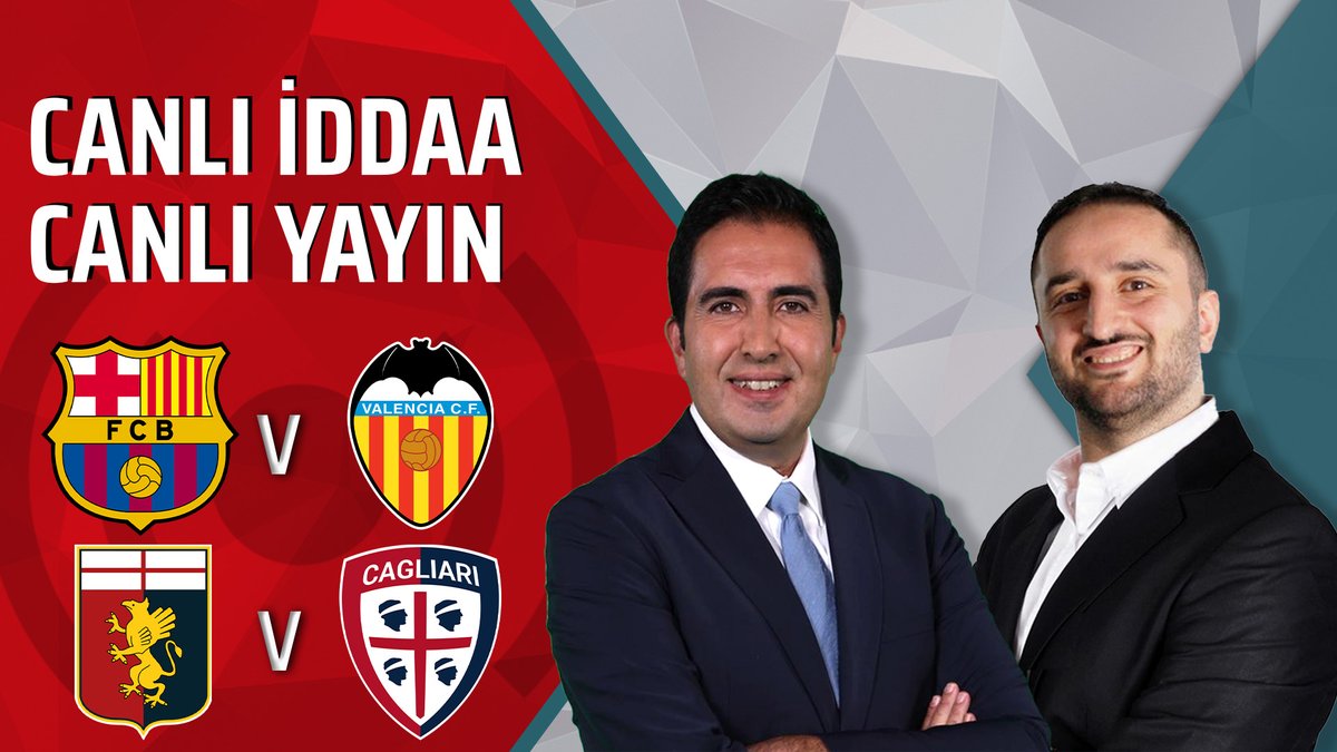 Hakan Güleç ve Tolga Kaplan, 22.00 - 00.00 seansındaki maçları yorumluyor. @hakan_gulec @tolgakaplanbr #NesineTV #LaLiga #SerieA #Canlı #İddaa 🚨 Canlı Yayını İzlemek İçin ⬇️ youtu.be/ltDjBLPBIgE