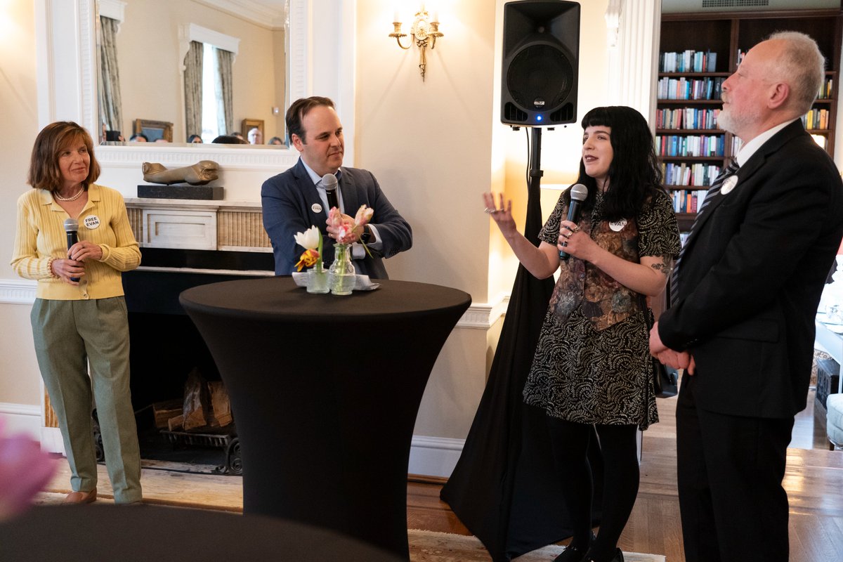 Also this weekend, @DowJones and @WSJ staff joined @nlambassadorusa to discuss press freedom and the unjust detention of Evan Gershkovich in Russia. The Netherlands is a strong advocate for the universal right of freedom of expression. 📸 Ian Wagreich/Capitol Hill Photo