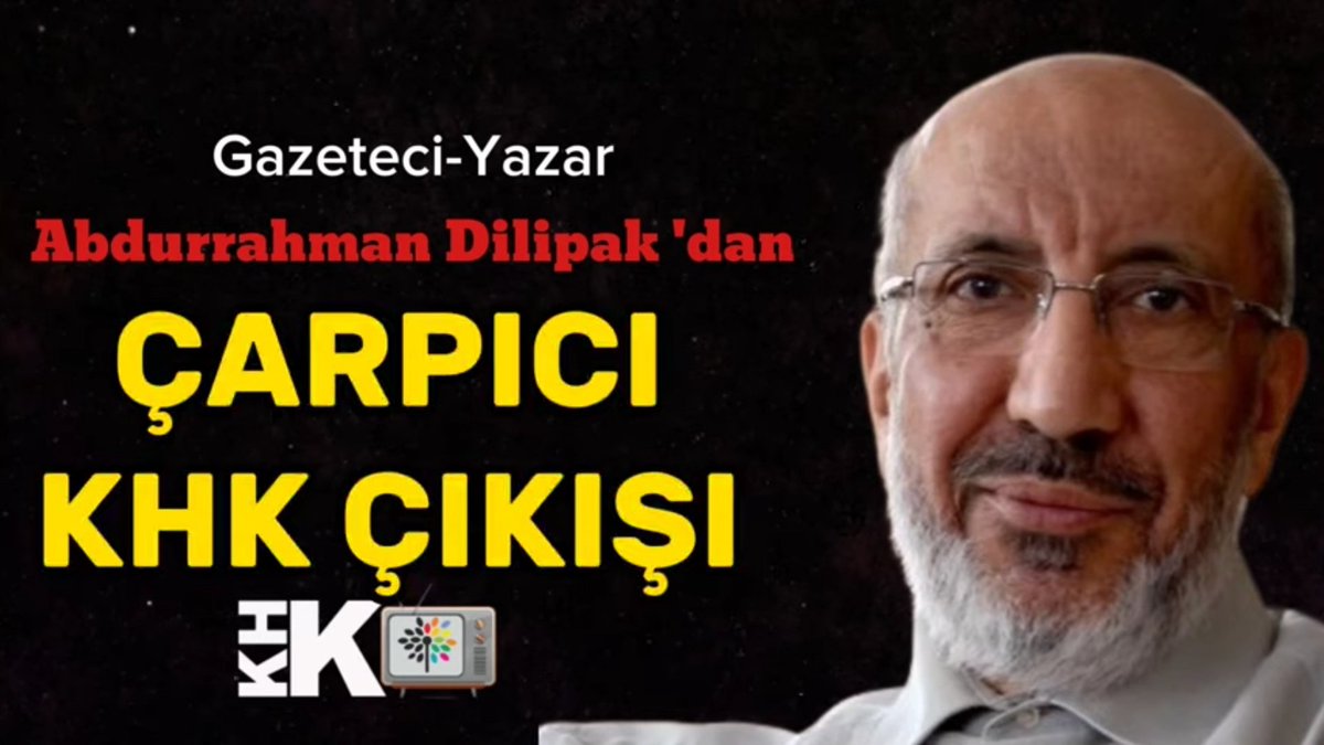 📌 Gazeteci,Yazar Abdurrahman Dilipak'tan Çarpıcı KHK Çıkışı:'Eee Nolcek Şimdi'
@aDilipak
👇
🔗youtu.be/kvqE_O31jRk?si…