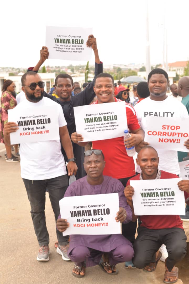 The protest today @officialEFCC is a pure Igala agenda and nothing more By now Kogite and Nigerians should understand d fight against the person of @OfficialGYBKogi We have about 8 ETHNIC group in Kogi, bt only Igala Ppl are here ° ° Don Jazzy Wizkid JAMB Burna Vado #YahayaBello