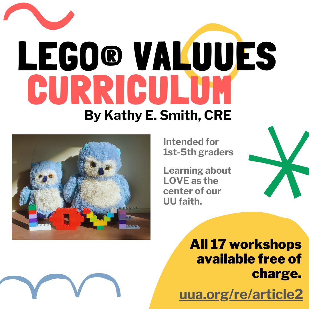 UUA's tweet photo. Now available for free: A new UU children’s curriculum for learning about “love at the center!” Thanks to the generosity of credentialed religious educator Kathy E. Smith for sharing this new curriculum with us.
Download at https://t.co/mXtuEuPzgt
#UUValues #Article2 #Legos https://t.co/KBU8YDmuCG