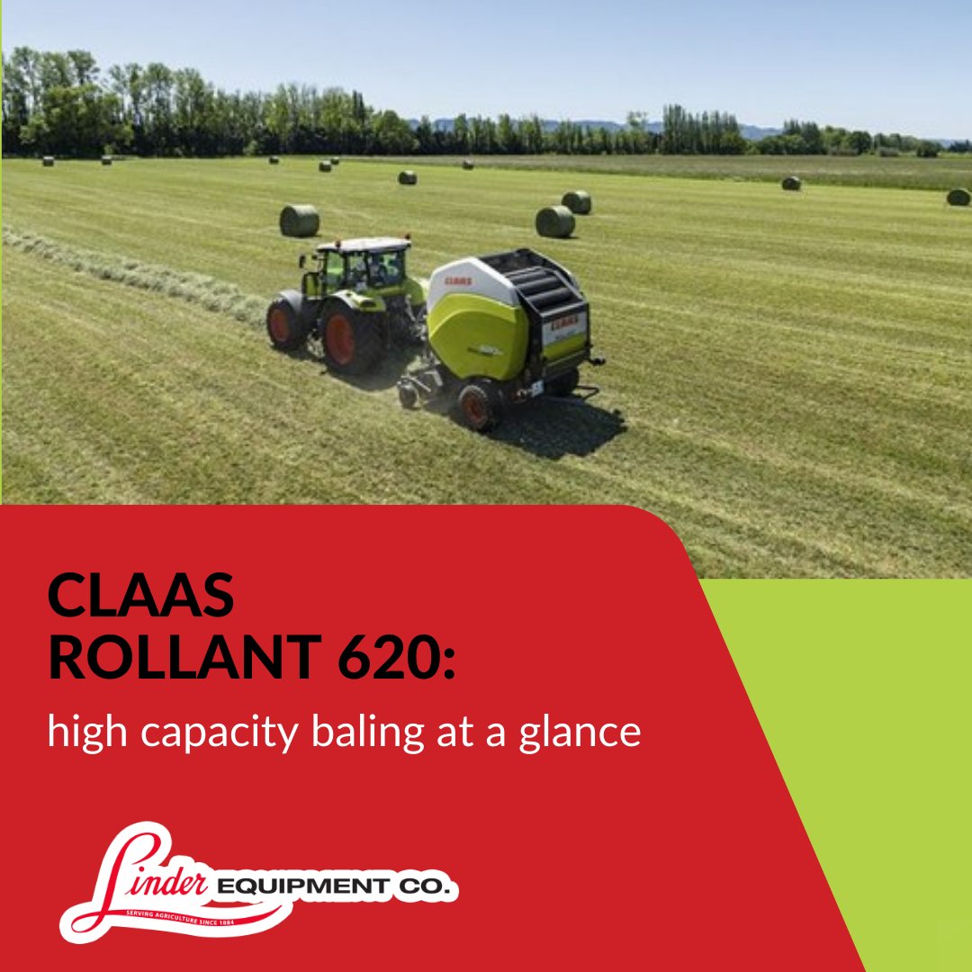 Robust and reliable, the ROLLANT 620 RF round baler is made to perform.

The rotor blades of the feed rotor are arranged in dynamic spirals for uniform intake and efficient output with maximum performance.

Contact us today for pricing!
linderequipment.com/index.php/roun…

#precisionfarming