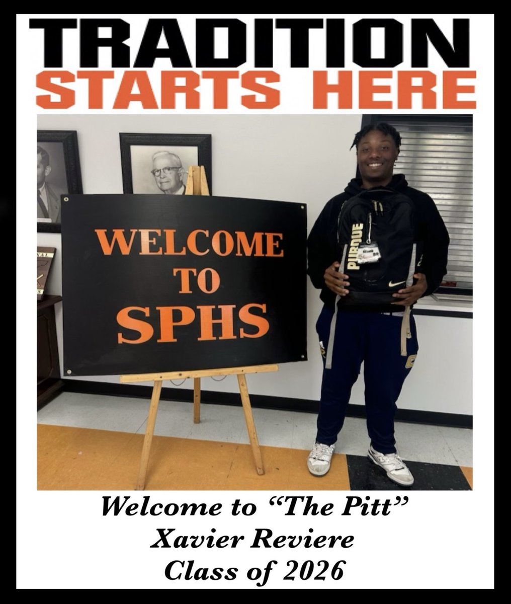 Please welcome the Reviere family to South Pittsburg. Xavier is a class of 2026 student athlete. Welcome to The Pitt! #ThePitt