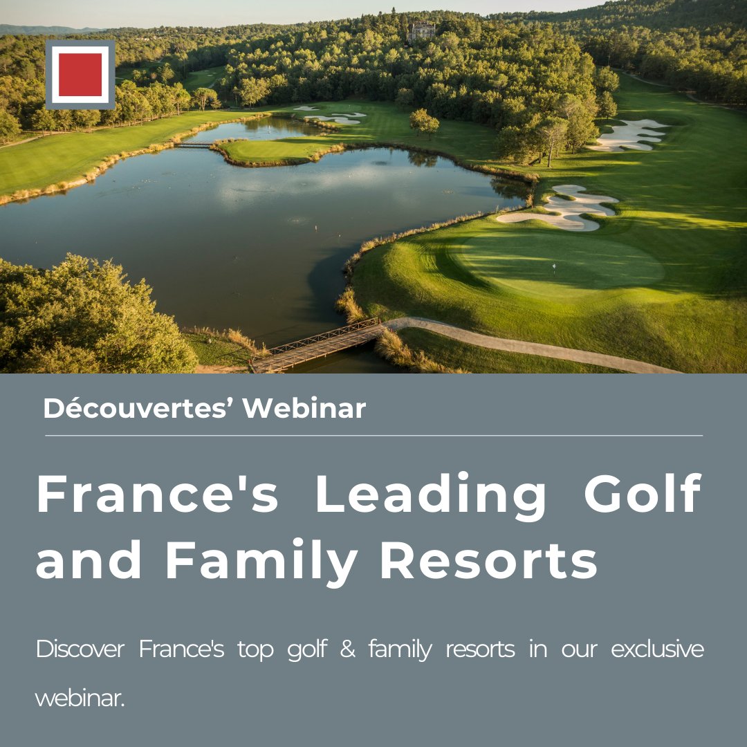Discover France's top golf & family resorts in our exclusive webinar. Register now! 
us02web.zoom.us/webinar/regist…

#GolfResorts #FamilyVacations 🏌️‍♂️👨‍👩‍👧‍👦