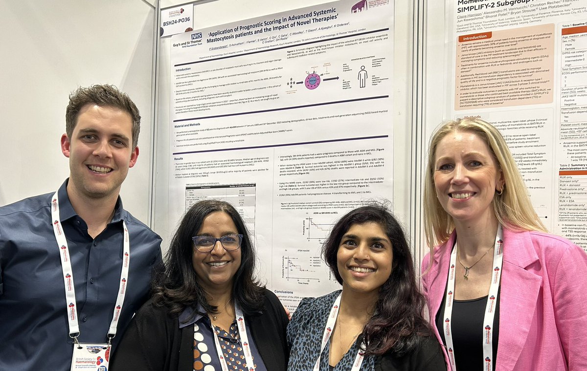 #BSH2024 Great to have SM realworld experience showcased by GSTT team - proud to be part of this journey with you. @PriyaSriRajah @ScottVeitch1 # Isabel Farmer. Thank you. @G_ICEMD #SM and improving education / patients QOL.