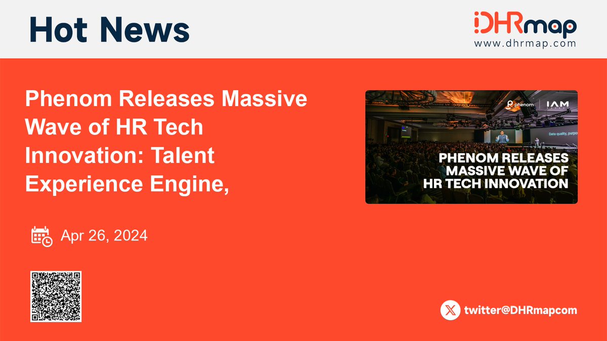 HRTech News: Phenom's latest #HRtech innovations unveiled at #IAMPHENOM2024 are set to revolutionize talent acquisition and management. The new Talent Experience Engine and X+ Agents harness AI to personalize and automate HR processes, enhancing productivity across roles.…