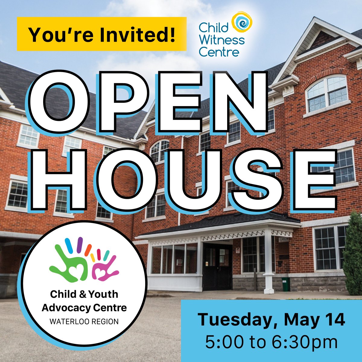 Join us at this rare opportunity to explore the Child and Youth Advocacy Centre of Waterloo Region! This is where we serve alongside <a href="/facswaterloo/">facswaterloo</a>, <a href="/WRPSToday/">Waterloo Regional Police</a>, <a href="/WomensCrisisSWR/">Women's Crisis Services of Waterloo Region</a>, and more. Please RSVP and share with your network today! childwitness.com/event/cyac-ope…