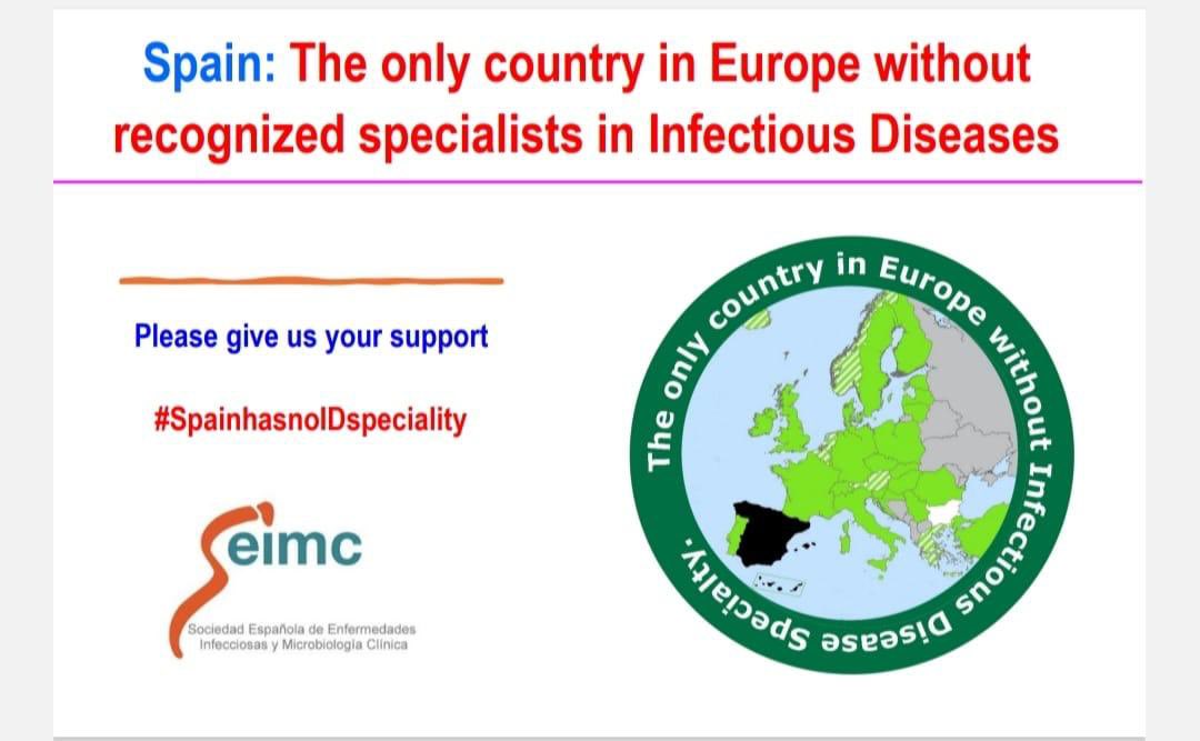 Spain: The only country in Europe without recognized specialists in Infectious Diseases #SpainhasnoIDspeciality #ESCMIDGlobal2024 @SEIMC_ @SociedadSEICAV @SCMIMC1 @hospitalclinic