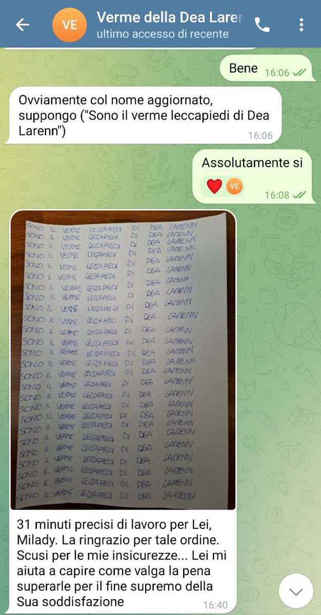 DeaMissL's tweet photo. Ebbene sì, @VermeDiLarenn, sei un leccapiedi.  Ti umilierò fino allo stremo, ti tratterò come la latrina che sei... e tu mi adorerai sempre più. 

Genuflessi a me, ora! Entrate nel mio gruppo esclusivo. https://t.co/0vorGTRyCm https://t.co/YhkxYQuPe4
