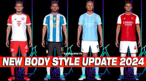 PES 2017 New Body Style Update 2024 by Shinggo Santoso
pes-files.com/pes-2017-new-b…

Updated style and model of the 2024 season kits for #PES2017

#eFootball2024 #eFootball2022 #eFootball2023 #PES2021 #eFootball #eFootbalPES2021 #PES2022 #PC #PS4 #PS5 #pesfiles #PES