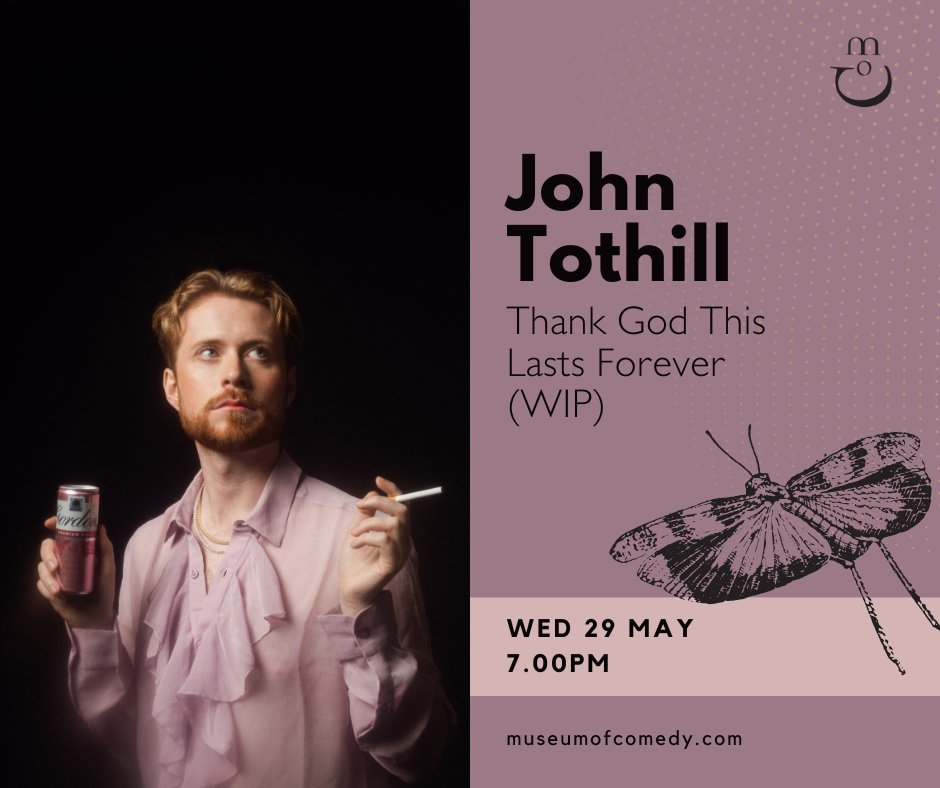 Last year, John Tothill was visited by a series of terrible plagues. Now, he's desperate to tell you all about it (preferably over many drinks and maybe the tiniest cigarette?). ★★★★★ - EdFestMag 🦗 loom.ly/do54Ye0 🦗