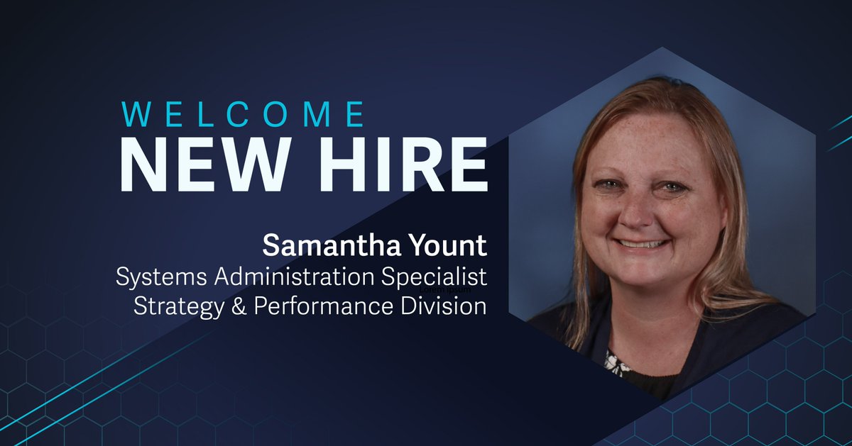 #TeamDED proudly welcomes Samantha Yount, Systems Administration Specialist, to our Strategy & Performance Division! We look forward to #HelpingMissouriansProsper alongside you, Samantha! #WeServeMO