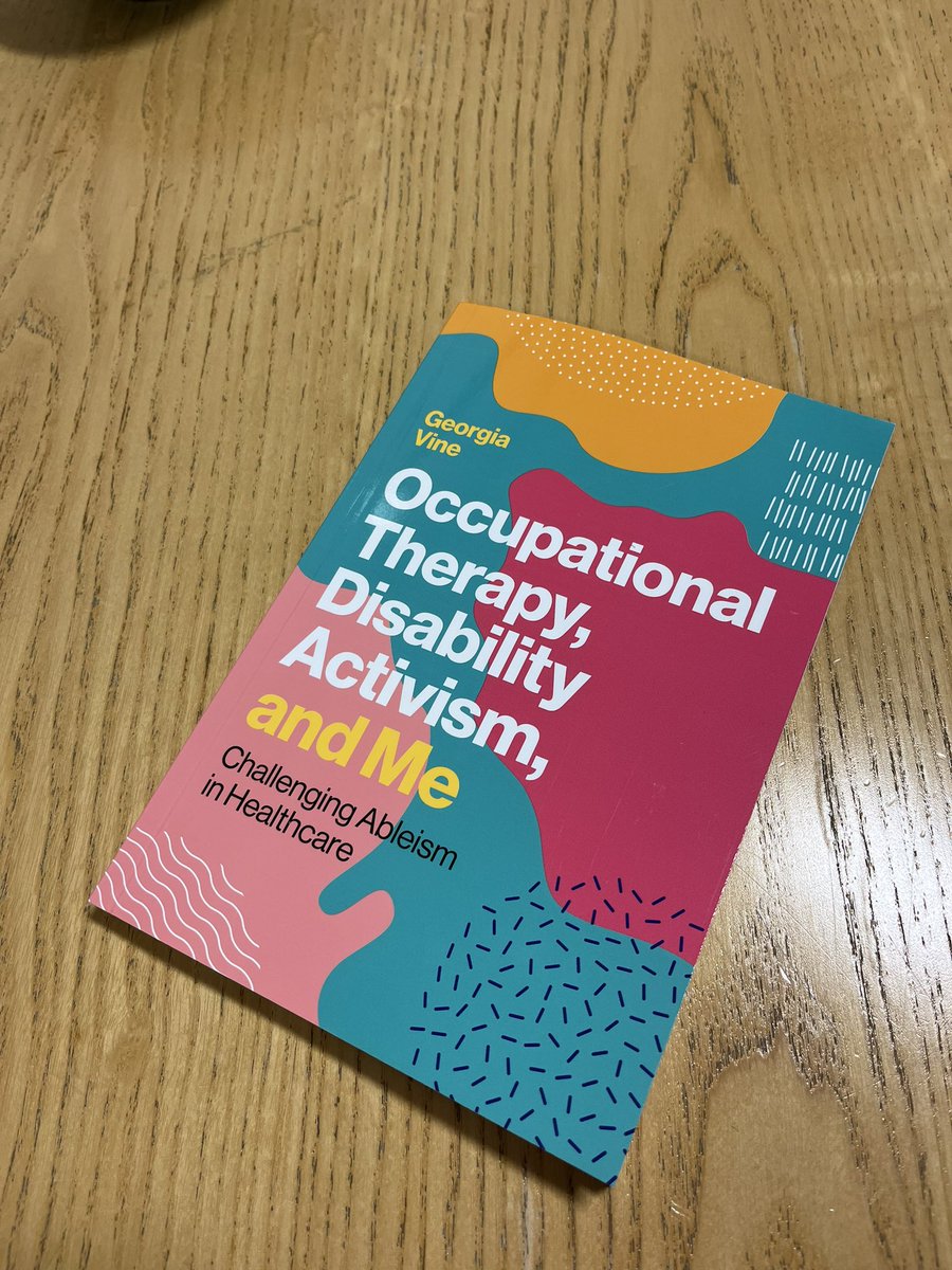 Realised that I might be missing out on something important if I didn’t have my own copy <a href="/GeorgiaVineOT/">Georgia Vine (She/Her)</a> Looking forward to reading it! <a href="/Hud_HHS/">School of Human and Health Sciences</a> <a href="/Hudds_Uni_OT/">Occupational Therapy at University of Huddersfield</a> <a href="/HuddersfieldUni/">University of Huddersfield</a>