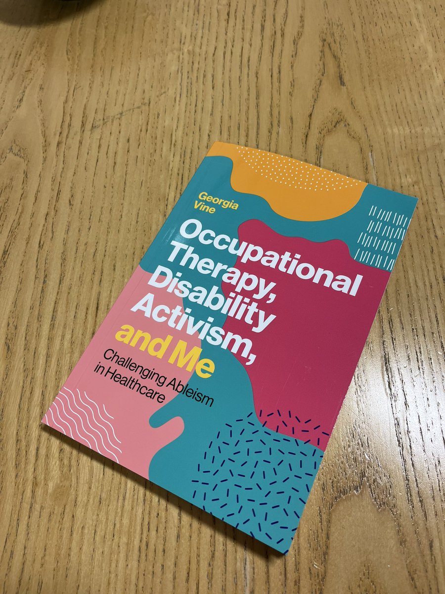 Realised that I might be missing out on something important if I didn’t have my own copy @GeorgiaVineOT Looking forward to reading it! @Hud_HHS @Hudds_Uni_OT @HuddersfieldUni