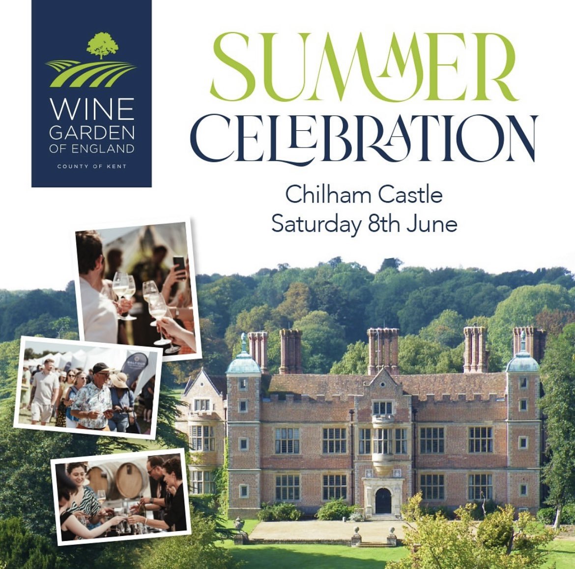 Will we see you at the @WineGardenKent Summer Celebration? Held on the 8th June, on grounds of the stunning Chilham Castle, tickets include the unique opportunity to spend the day tasting a variety of wines from Kent producers. Book your tickets today: eventbrite.co.uk/e/wine-garden-…