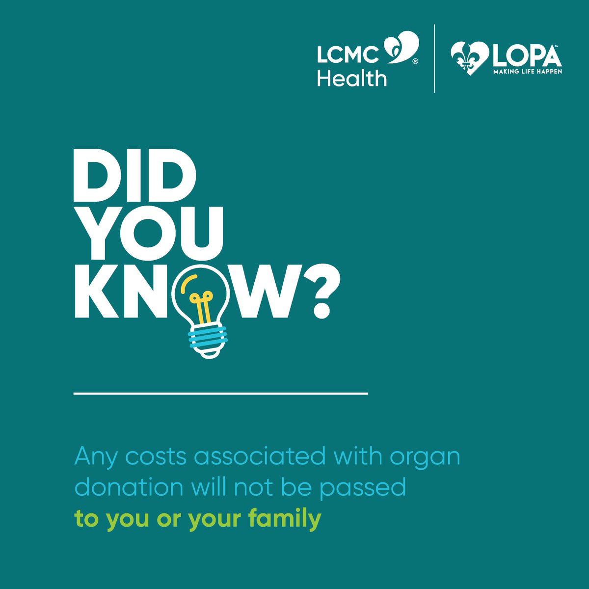 💡 There's more to being a donor than you know! 

#DonateLifeMonth