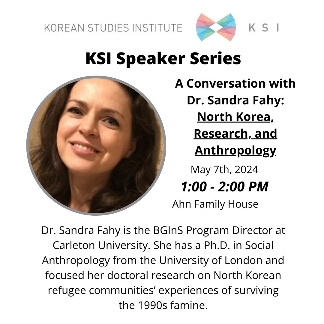 🎉 Join us for a conversation with a former USC Korean Studies Institute postdoctoral fellow, who is currently the BGInS Program Director and Associate Professor of Anthropology at Carleton University. 👏💯 #uscksi #usckoreanstudiesinstitute