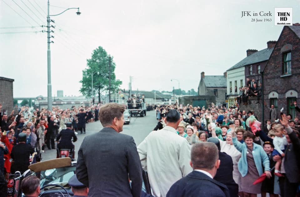 Yesterday's #WhereinCork was Albert Road - this is JFK in 1963 closeby #LoveCork #PureCork #CorkLike #ThrowbackThursday
📸Graham Whelton