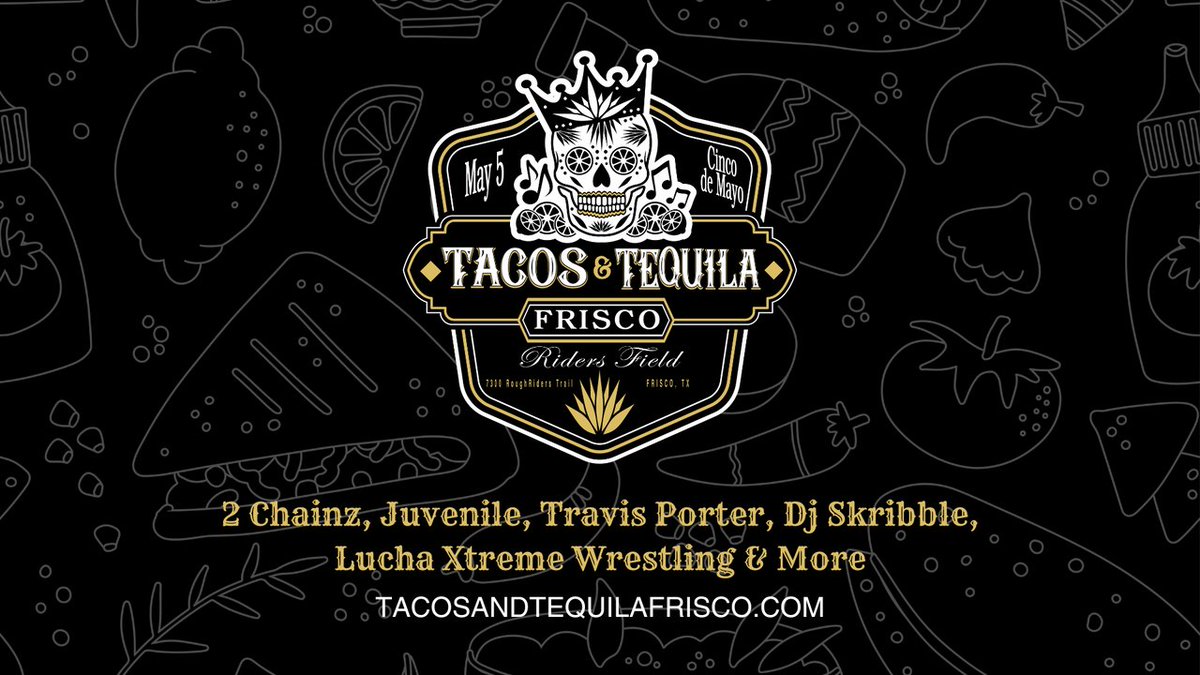 It's THIS weekend! Spend your Sunday afternoon at Tacos & Tequila 🌮 📍 Riders Field ⏰ 1 pm 🎟️ bit.ly/TacosTequila-T…