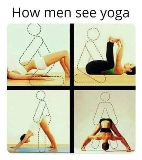 All joking aside, yoga is really beneficial.