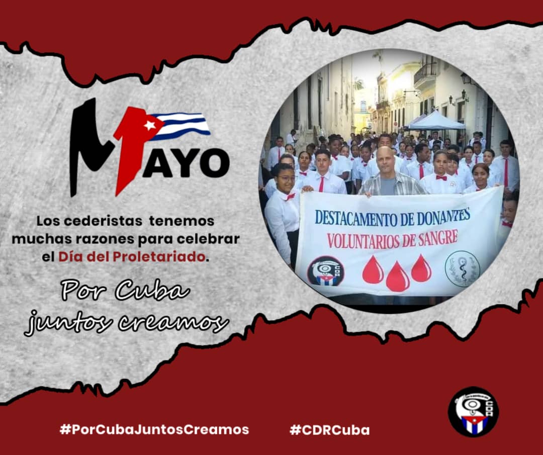 #CDRCuba , #1Mayo