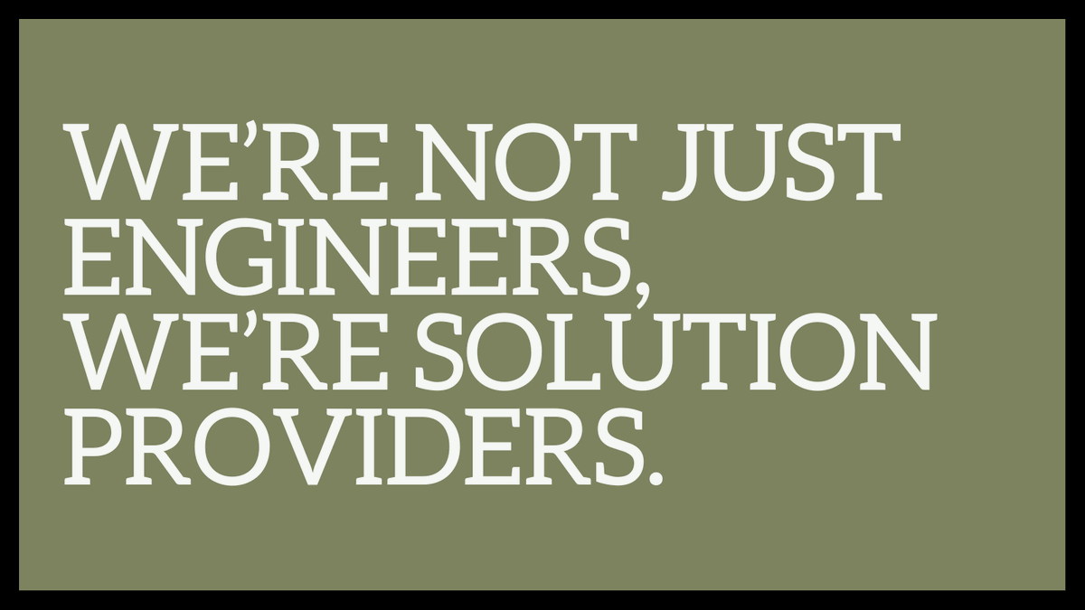 We're not just engineers, we're solution providers. Our design and integration capabilities combine innovative design methodologies with seamless integration strategies. Learn more.
bit.ly/35m14UC
#MilitaryEngineering #MilitaryDesign #DefenseIndustry #ArmyTech #MettleOps