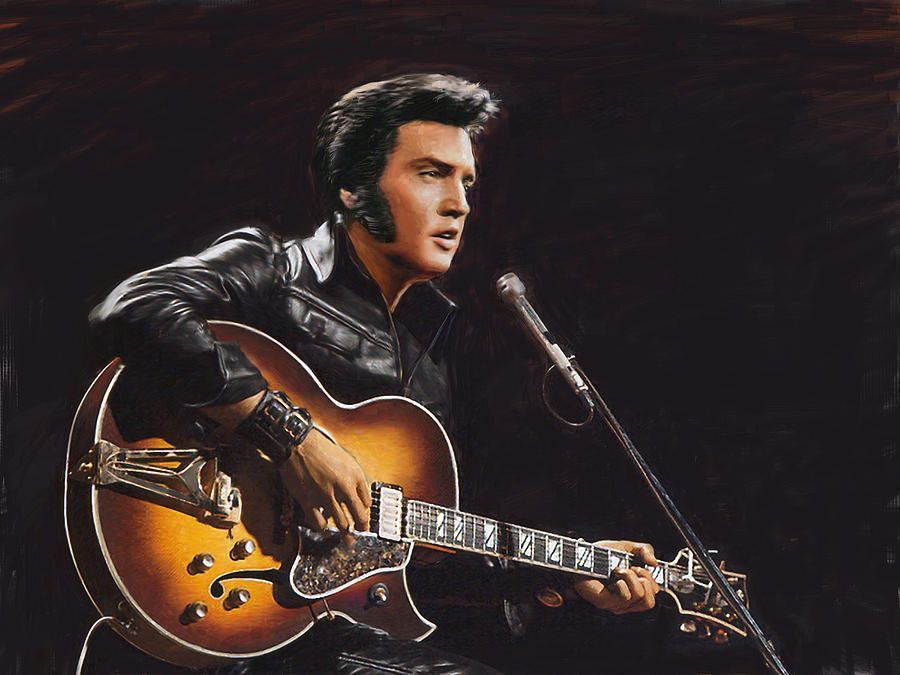 Elvis Presley by Dominique Amendola buff.ly/2FNpbP9
Elvis Presley is represented as never seen before in this painting. This is a unique version, only possible in painting.