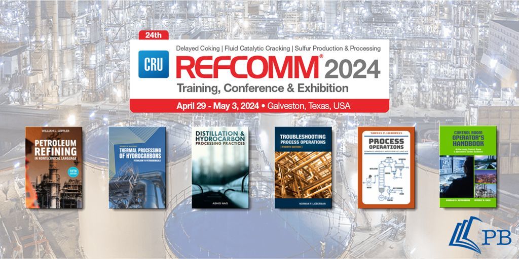 pennwellbooks's tweet image. RefComm Galveston 2024 has arrived! Swing by booth 96 to explore the PennWell Books Bookstore, your one-stop shop for refining and processing essentials.

#refcomm #safety #training #oil #energy #oilandgas #energybooks 

buff.ly/3UtqsVk