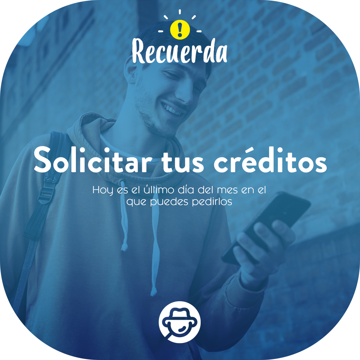 ¡Atención Snuuper! 👀 Recuerda que tienes hasta hoy a las 23:59 horas para solicitar tus créditos acumulados. 💸

No pierdas la oportunidad de recibirlos en tu cuenta bancaria mañana en el transcurso del día. 🎉 

#YoSoySnuuper #SnuuperChile #GanaDinero