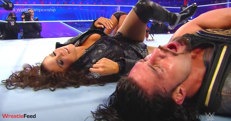 Roman Reigns (to SI Media) Said: 'Stephanie McMahon took that spear at WrestleMania 32 like a champ. She did a great job, and I didn't really pull any of the physicality out. She took a full-on spear.” Shows how much Stephanie loves the business. #WWERAW