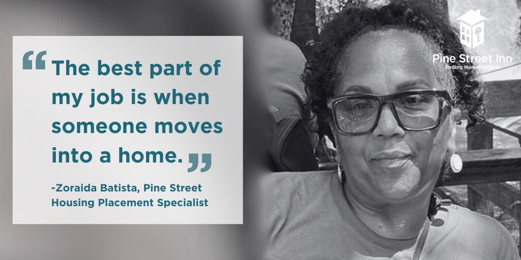 Zoraida is one of Pine Street’s housing placement specialists, helping shelter guests secure housing. In her role, Zoraida works with guests on housing applications, food assistance, and securing documents — all of which are needed to regain stability. ow.ly/ccxM50Rr7CM