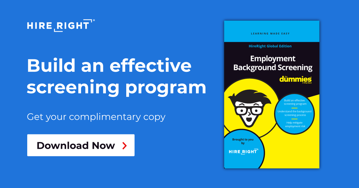 #Backgroundscreening doesn't need to be complicated. Whether you're an #HR pro or a small business owner, our guide will help you take the guesswork out of making informed #hiring decisions. Read more: ow.ly/ZFWT50QRHqe