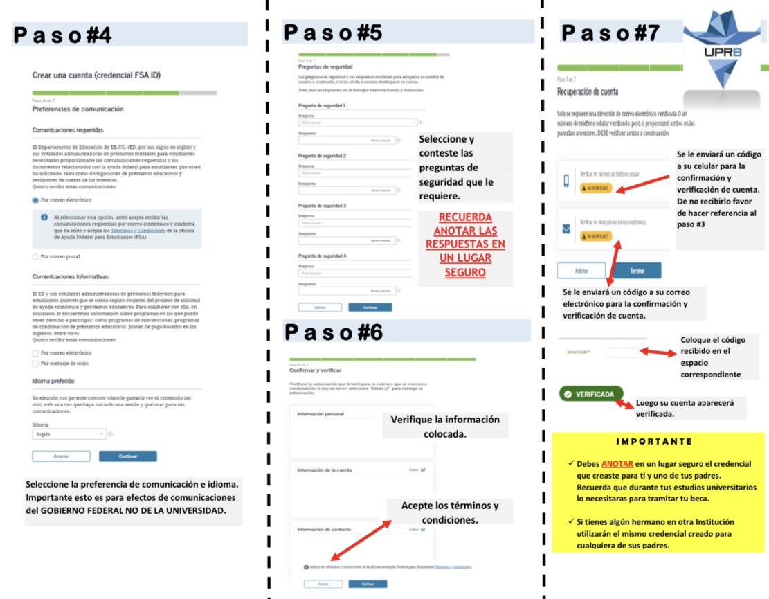 ¡Atención! 🌟 Nuevas fechas para FAFSA DAY y FAFSA NIGHT: 29 de abril al 2 de mayo. Completa tu FAFSA con nosotros y asegura tu ayuda económica. Trae tus usuarios FSA ID y documentos necesarios. #uprb #siguelaseñalvaquera #fuerzavaqueraenacción