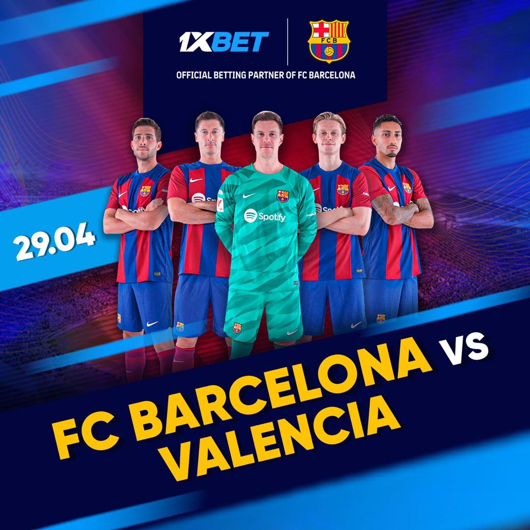 FC BARCELONA VS VALENCIA Use my Promo code to enjoy an extended first deposit bonus of up to 146500 NGN 💵 Register on 1xbet tinyurl.com/5cmryz56 and use my Promo code 'Ade1xbet'