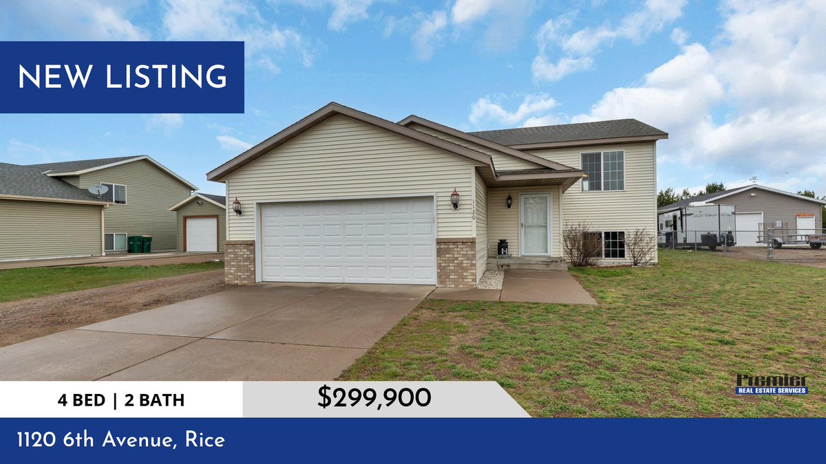 📍 New Listing 📍 Take a look at this fantastic new property that just hit the market located at 1120 6th Avenue in Rice. Reach out here or at (320) 980-3100 for more information!

Listed by Todd Swanson

#PremierRealEstateServices... homeforsale.at/1120_6TH_AVENU…