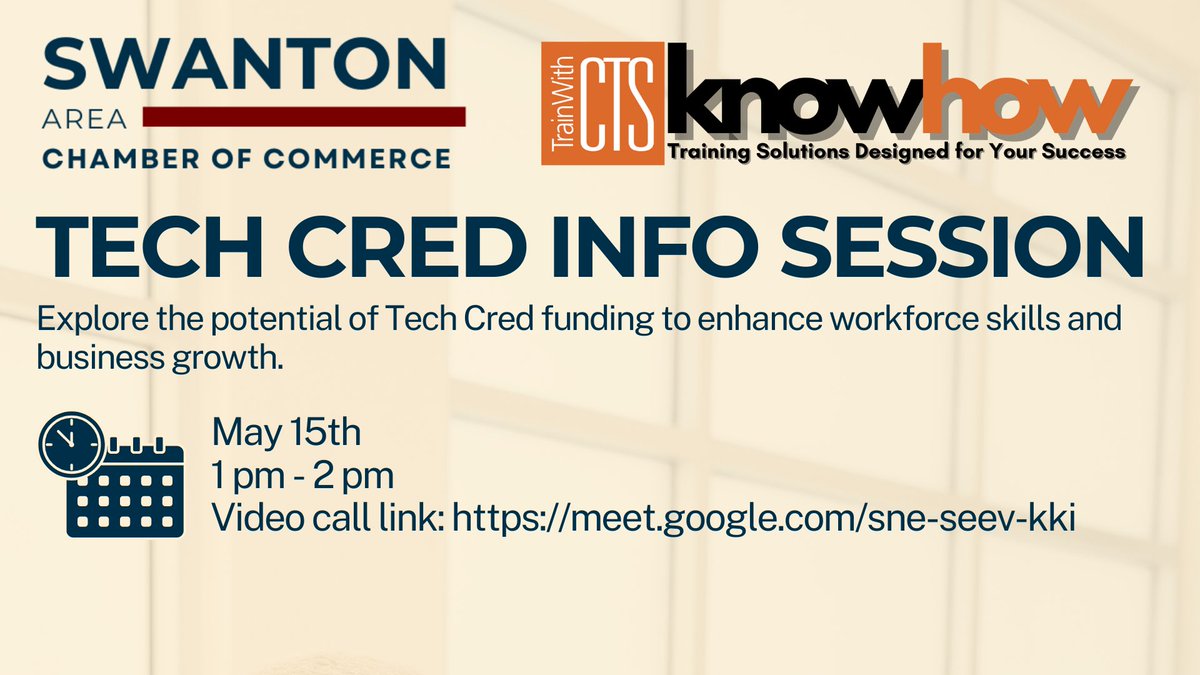 Has your business applied for #TechCred yet? Don't miss out on this opportunity to obtain funding that can help upskill your workforce. Join us for this upcoming info session to learn more.