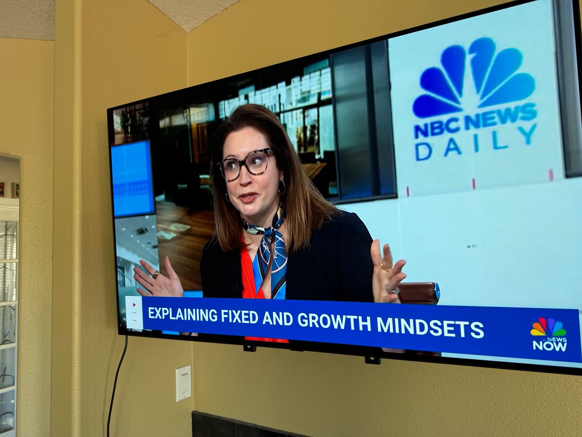 I had the unique opportunity to talk with @VickyNguyenNews and @MorganRadford at @NBCNews daily last week. Here are some photos capturing the fun I had at 30Rock sharing the newest data regarding fixed and growth mindset cultures based on my book, #CulturesOfGrowth.